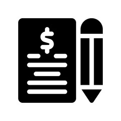 loan glyph icon