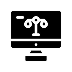 online glyph icon