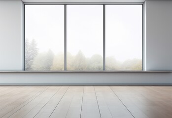 empty room with window Generator by AI