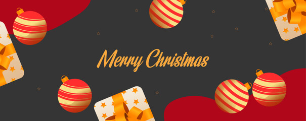 Merry Christmas and Happy New Year greeting card Set. Modern Xmas design with typography and beautiful geometric snowflakes, Christmas tree, balls and gifts. Minimal banner, poster, cover templates.