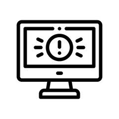 computer line icon