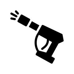 power washing glyph icon