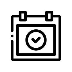 checkmark line icon