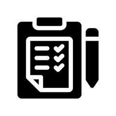 list glyph icon