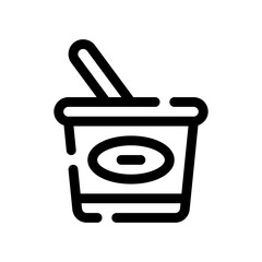 ice cream line icon