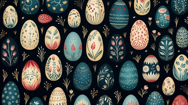A Collection of Easter Eggs . wallpaper or background.