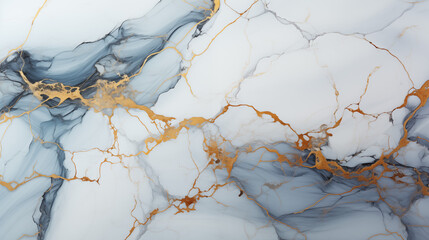 White and gold marble textured background.
