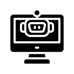 computer glyph icon