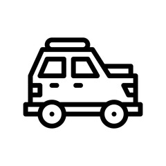 suv line icon