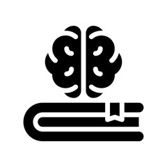 learning glyph icon