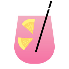 cocktail with lemon