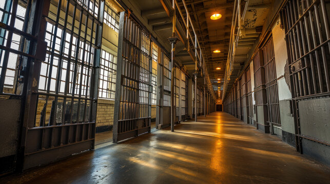 Corridor in prison