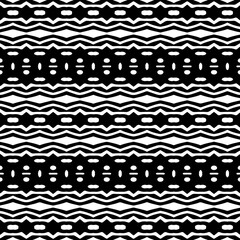 Abstract Shapes.Vector seamless black and white pattern.Design element for prints, decoration, cover, textile, digital wallpaper, web background, wrapping paper, clothing, fabric, packaging, cards.