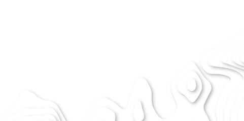 Abstract wavy line 3d paper cut white background. Vector abstract white paper cut banner. White waves decorative papercut design. Abstract realistic papercut decoration textured with wavy layers	