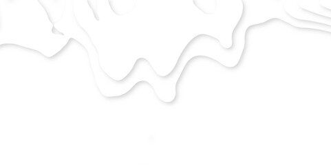 Abstract wavy line 3d paper cut white background. Vector abstract white paper cut banner. White waves decorative papercut design. Abstract realistic papercut decoration textured with wavy layers	