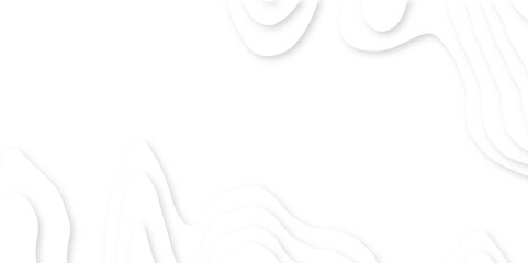 Abstract wavy line 3d paper cut white background. Vector abstract white paper cut banner. White waves decorative papercut design. Abstract realistic papercut decoration textured with wavy layers	