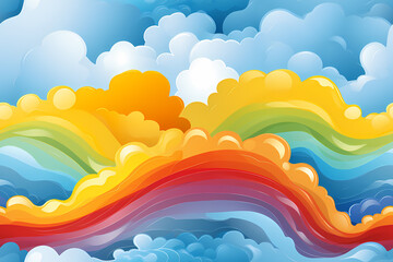 Fototapeta na wymiar Abstract festive colorful background, Bright rainbow flag pattern, gay lesbian LGBT illustration symbol background abstract.
