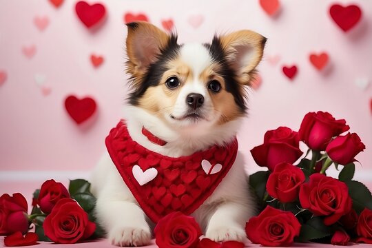  Valentine's Day Pet Parade in Hearts and Roses