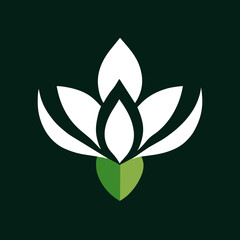 Obraz premium flower logo