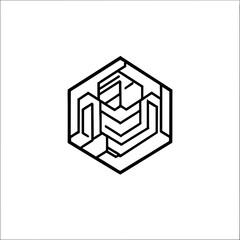 3d cube logo