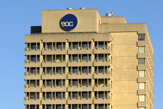 L'edificio principale dell'Ospedale Civico di Lugano, Canton Ticino, Svizzera.