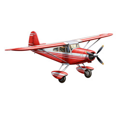 Mini Plane isolated on white or transparent background