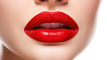 Fototapeta premium Red women lips