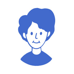 svg smart people doodle element set