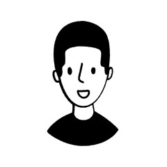 svg smart people doodle element set