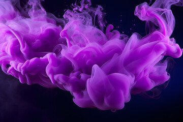 Colored smoke background.