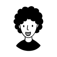 svg smart people doodle element set