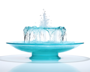Water Fountain isolated on white or transparent background
