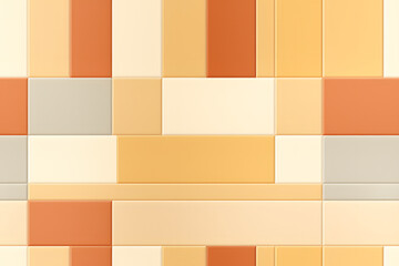 Wooden bauhaus modern cube seamless pattern background. Repeating decoration geometry for wall