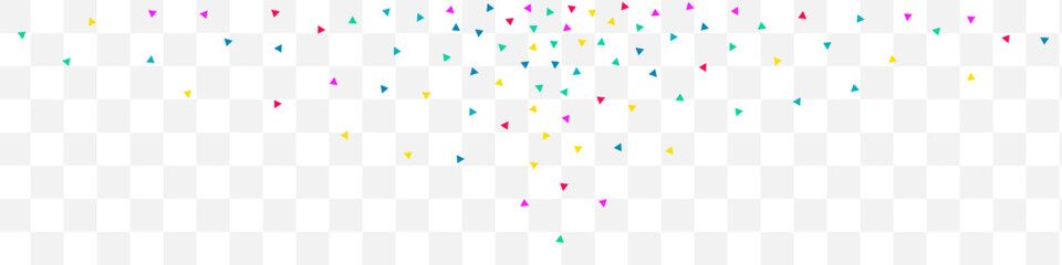 Falling Confetti Festival Vector Transparent