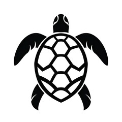 Obraz premium Turtle Icon, Terrapin Symbol, Turtle Silhouette, Tortoise