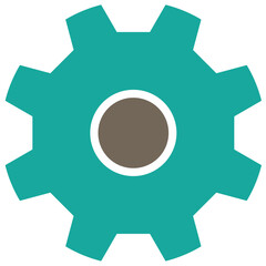 Green-colored Setting Icon