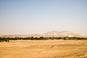 Fototapeta na wymiar Egypt Sahara desert on a sunny autumn day