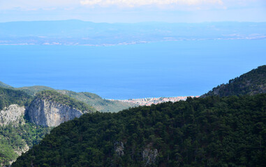 Sahindere Canyon in Altinoluk, Balikesir, Turkey.
