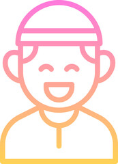 Muslim boy icon