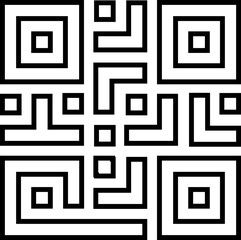 Scan QR code icon in flat. Digital scanning code. isolated on transparent background QR code scan for smartphone. Mobile application QR code for payment and phone. vector for apps and website