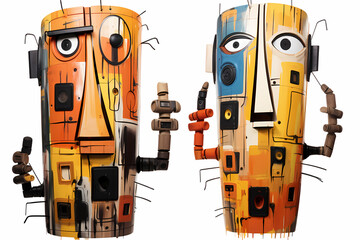 Grunge Thumb Up Gesture Expressing Satisfaction, Approvement