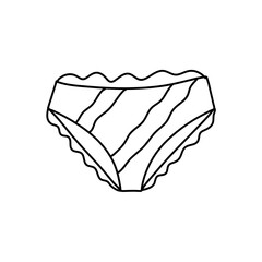 Womans panties doodle