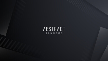 Modern black background with space for presentation
