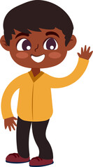 cartoon children back to school