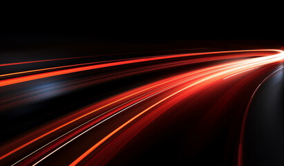 speed light streaks background, motion blur speed effect. - obrazy, fototapety, plakaty