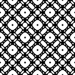 Abstract Shapes.Vector Seamless Black and White Pattern.Design element for prints, decoration, cover, textile, digital wallpaper, web background, wrapping paper, clothing, fabric, packaging, cards.