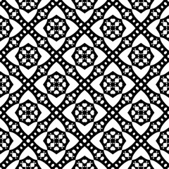 Abstract Shapes.Vector Seamless Black and White Pattern.Design element for prints, decoration, cover, textile, digital wallpaper, web background, wrapping paper, clothing, fabric, packaging, cards.