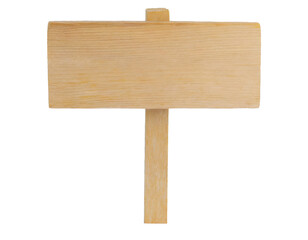 wooden signs - isolated on transparent background