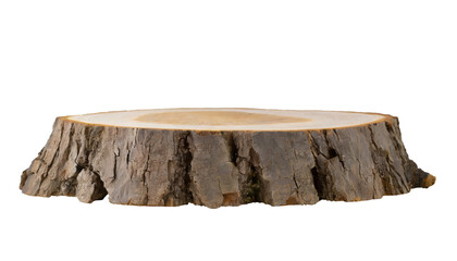 Tree stump - isolated on transparent background