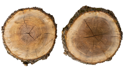 Tree stump - isolated on transparent background